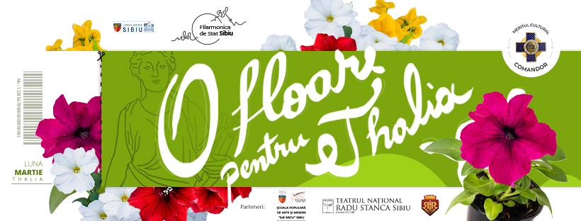Flori în loc de bilete la Filarmonica Sibiu!