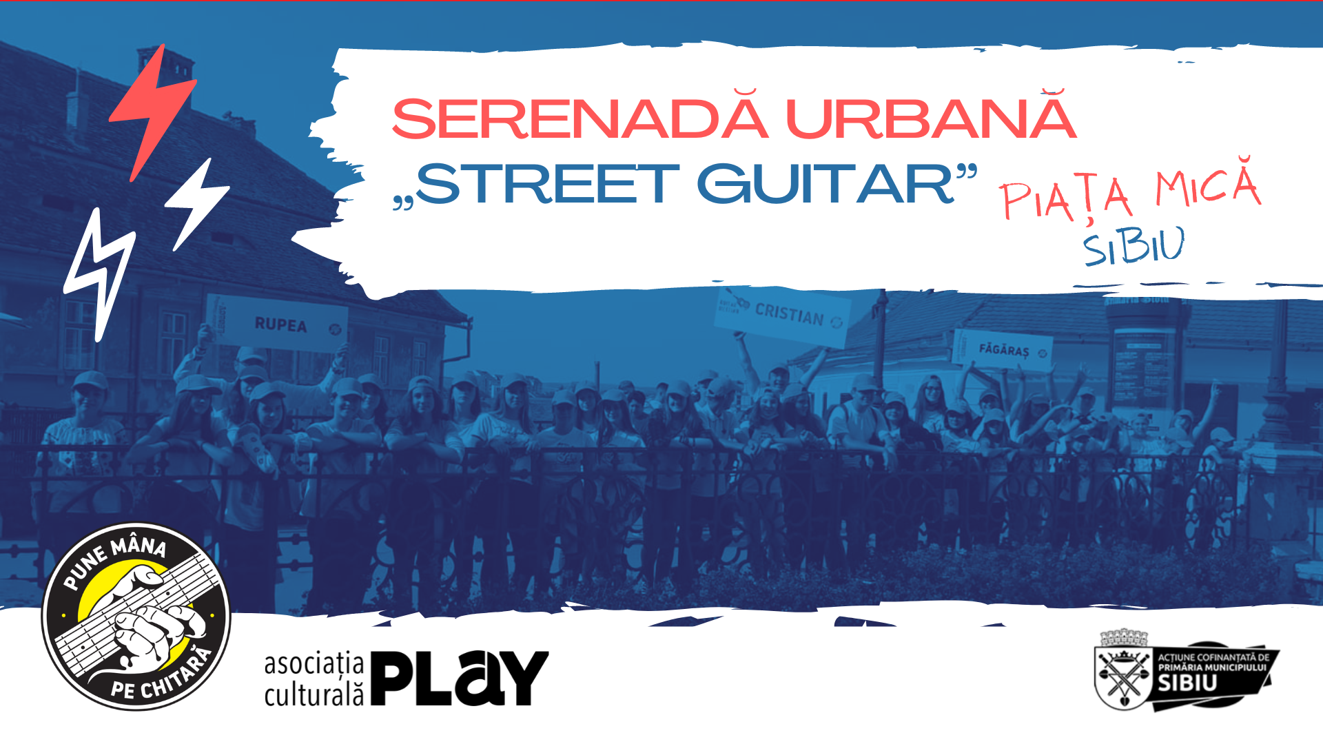 Serenadă urbană „Street Guitar” // Piața Mică, Sibiu