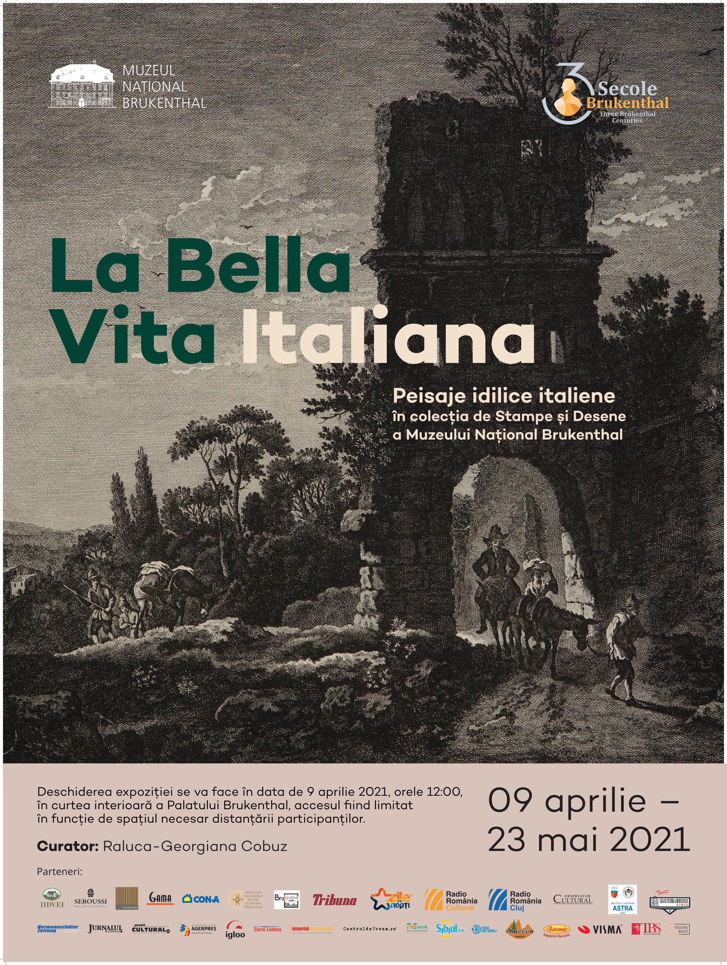 La Bella Vita Italiana. Idyllic Italian Landscapes in The Prints and Drawings Collection of the Brukenthal National Museum