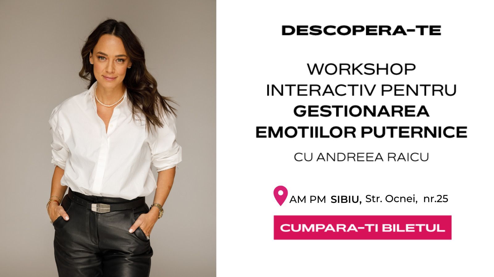 Workshop interactiv pentru gestionarea emotiilor coplesitoare
