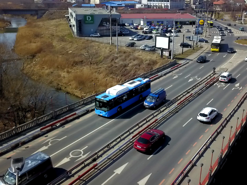 Se deschide circulația pe podul nou de pe Alba Iulia